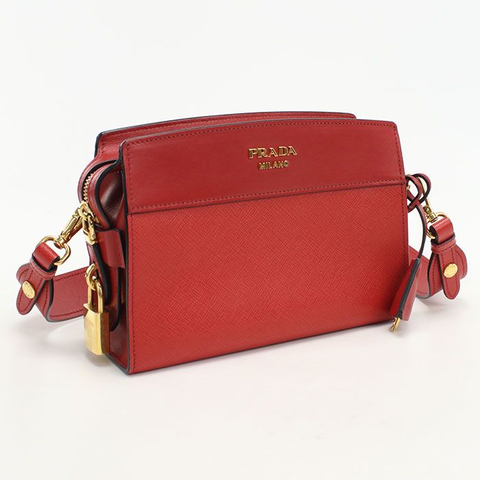Prada Saffiano Leather Crossbody Shoulder Bag