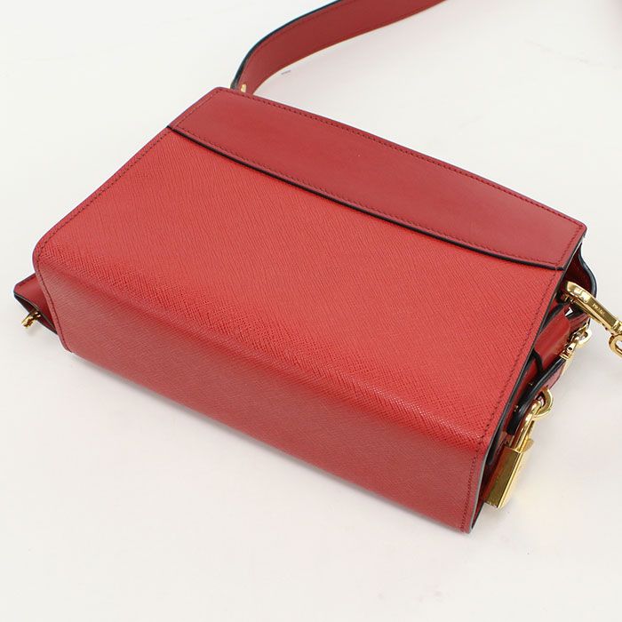 Prada Saffiano Leather Crossbody Shoulder Bag