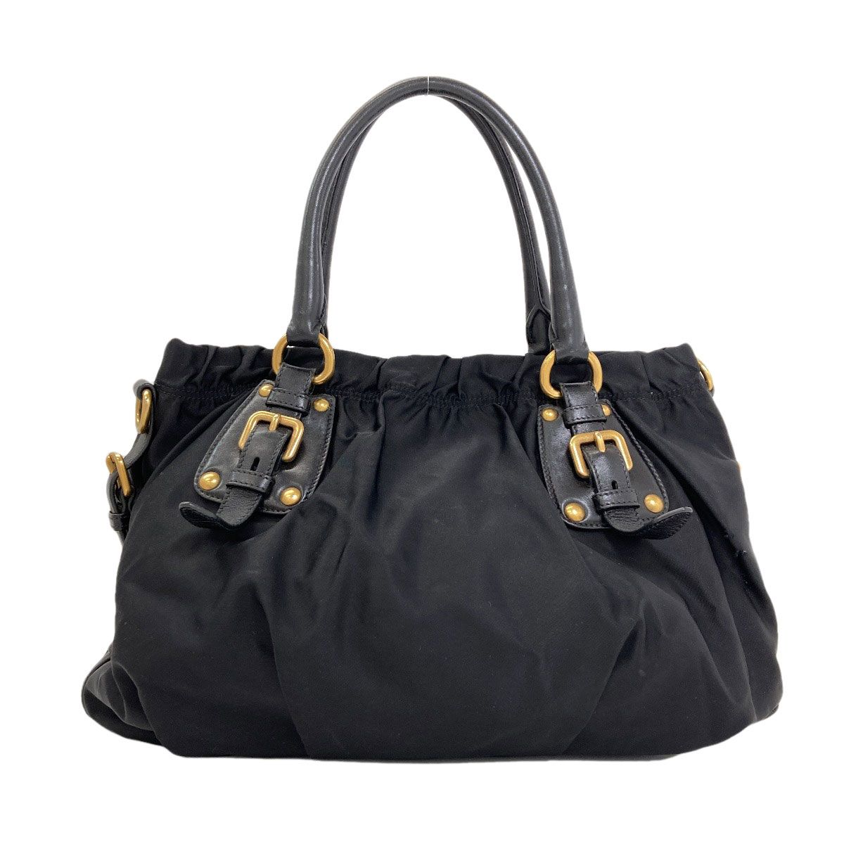 Prada Logo Tote Nylon