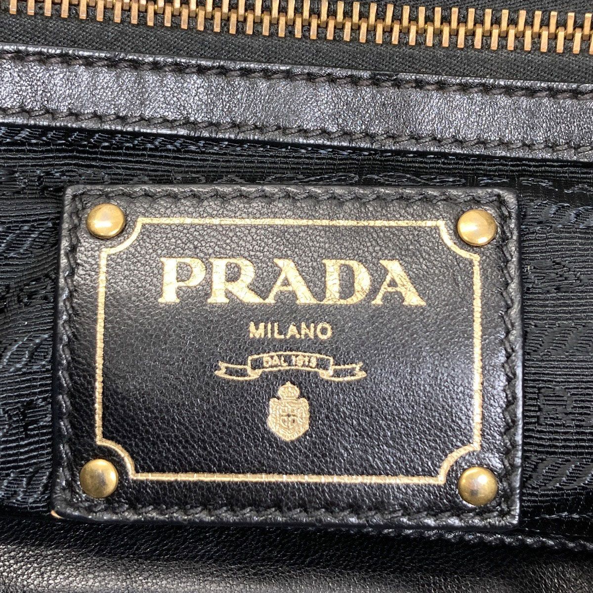Prada Logo Tote Nylon