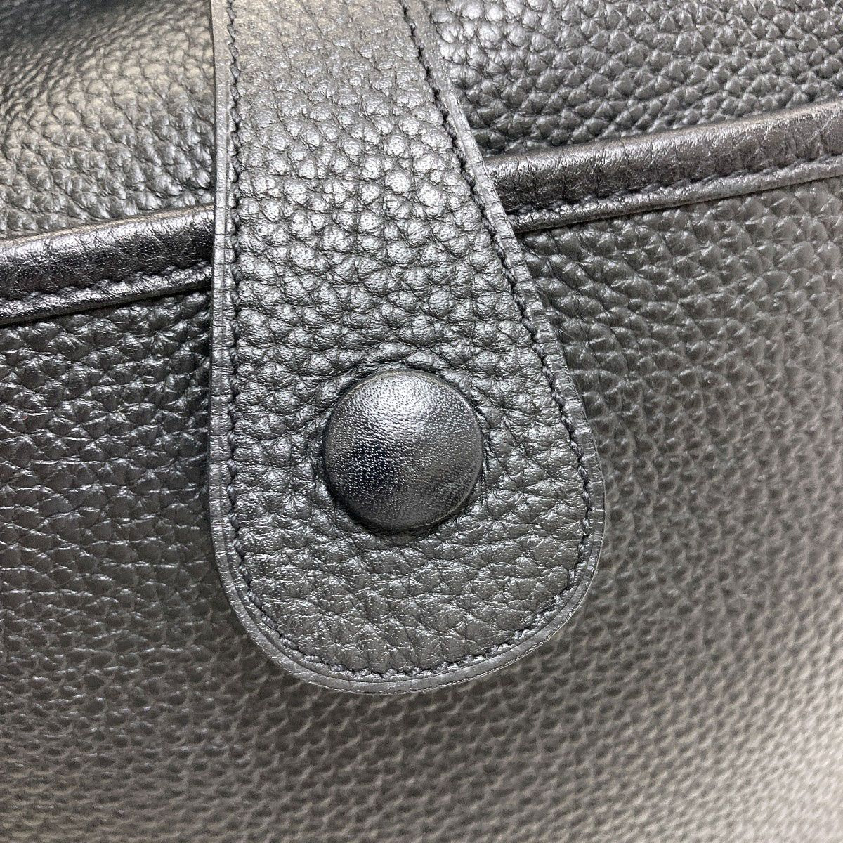 Hermes Evelyne 3 GM Silver Shoulder Bag Taurillon
