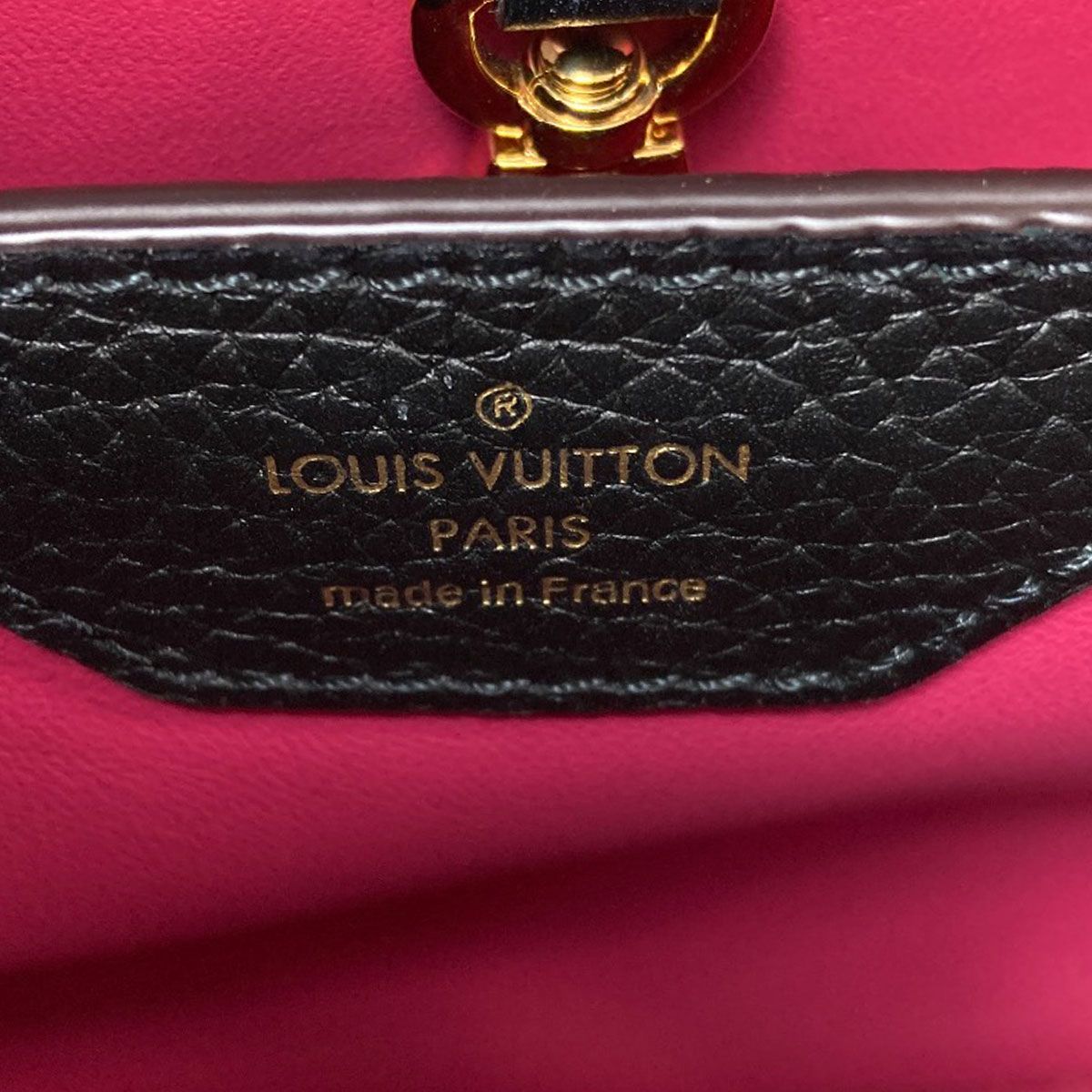 Louis Vuitton Capucines BB Handbag Taurillon Leather