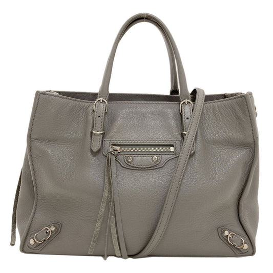 Balenciaga Paper 2-Way Handbag Leather