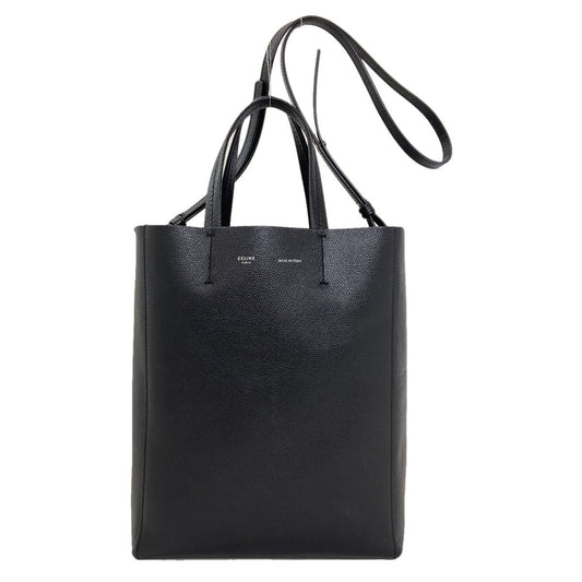 Celine Vertical Cover 2-Way Handbag Leather