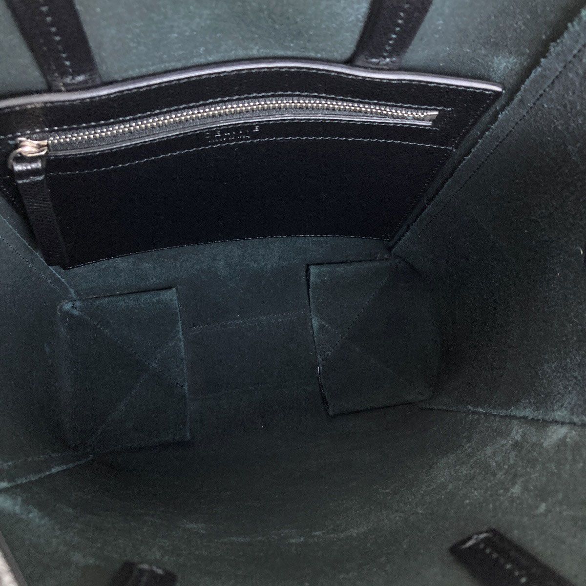 Celine Vertical Cover 2-Way Handbag Leather