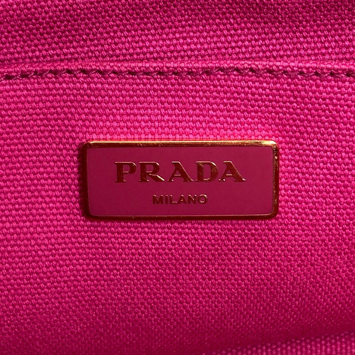 Prada Canapa Handbag Canvas