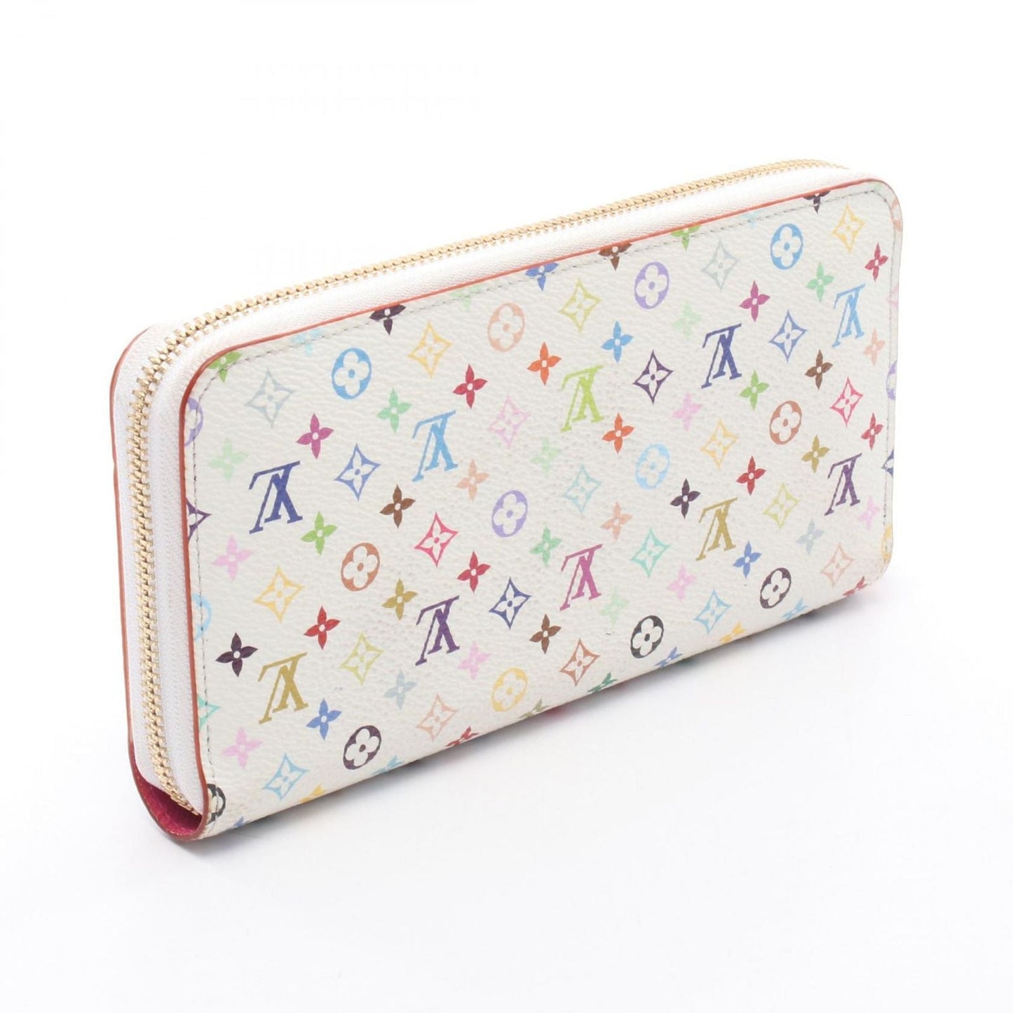 Louis Vuitton Round Wallet LV TM Zippy Blanc Canvas
