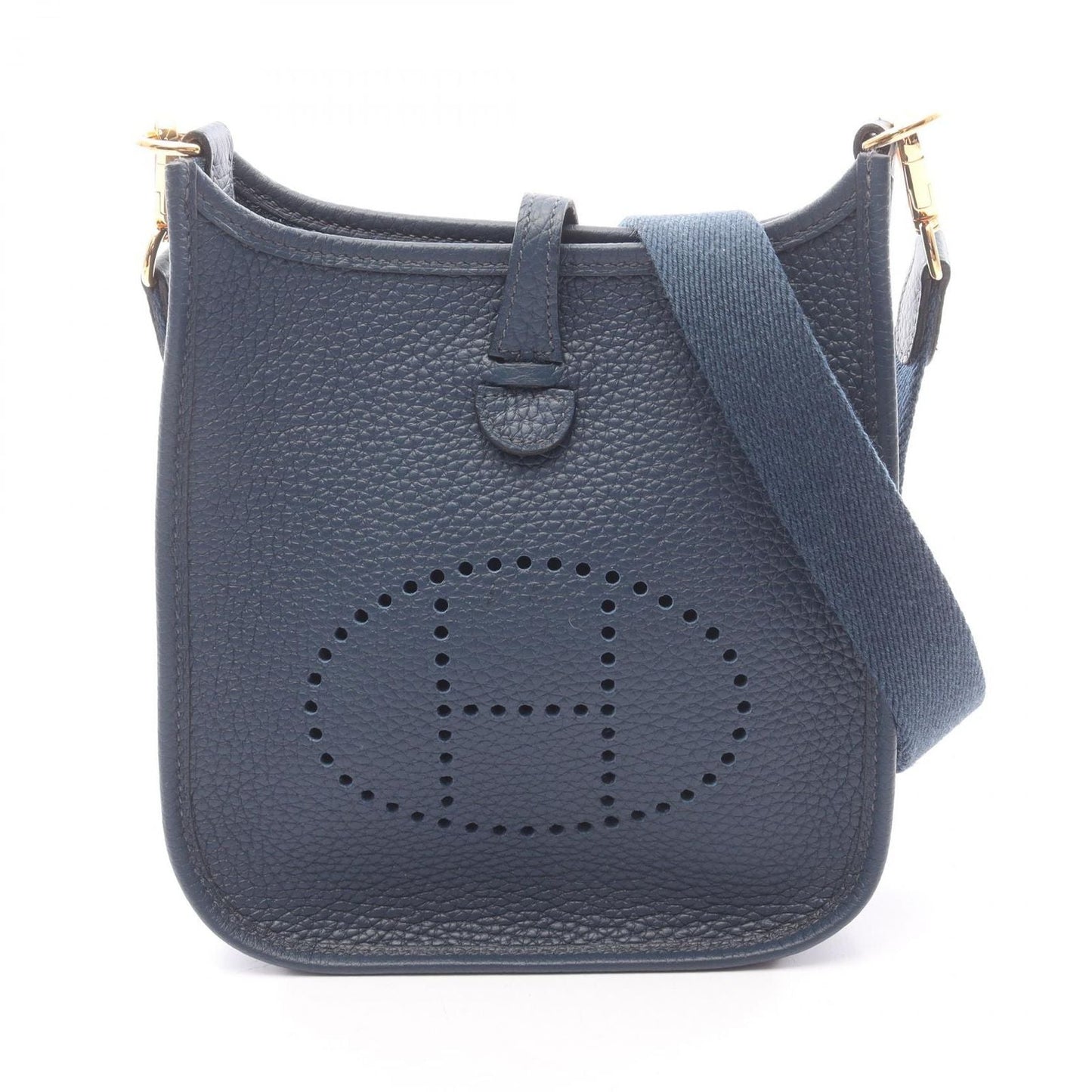 Hermes Shoulder Bag Evelynamazon TPM Blue Deplus