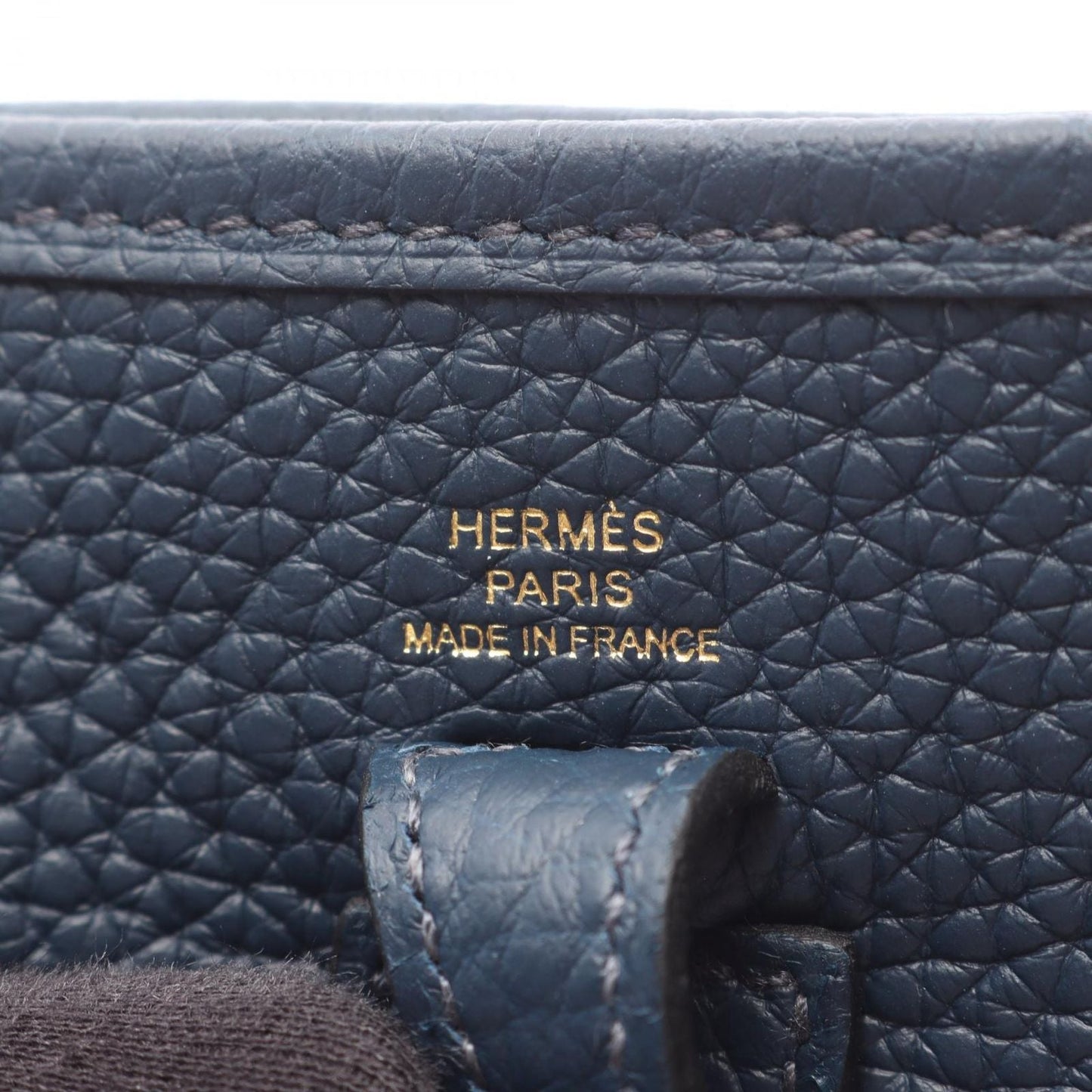 Hermes Shoulder Bag Evelynamazon TPM Blue Deplus