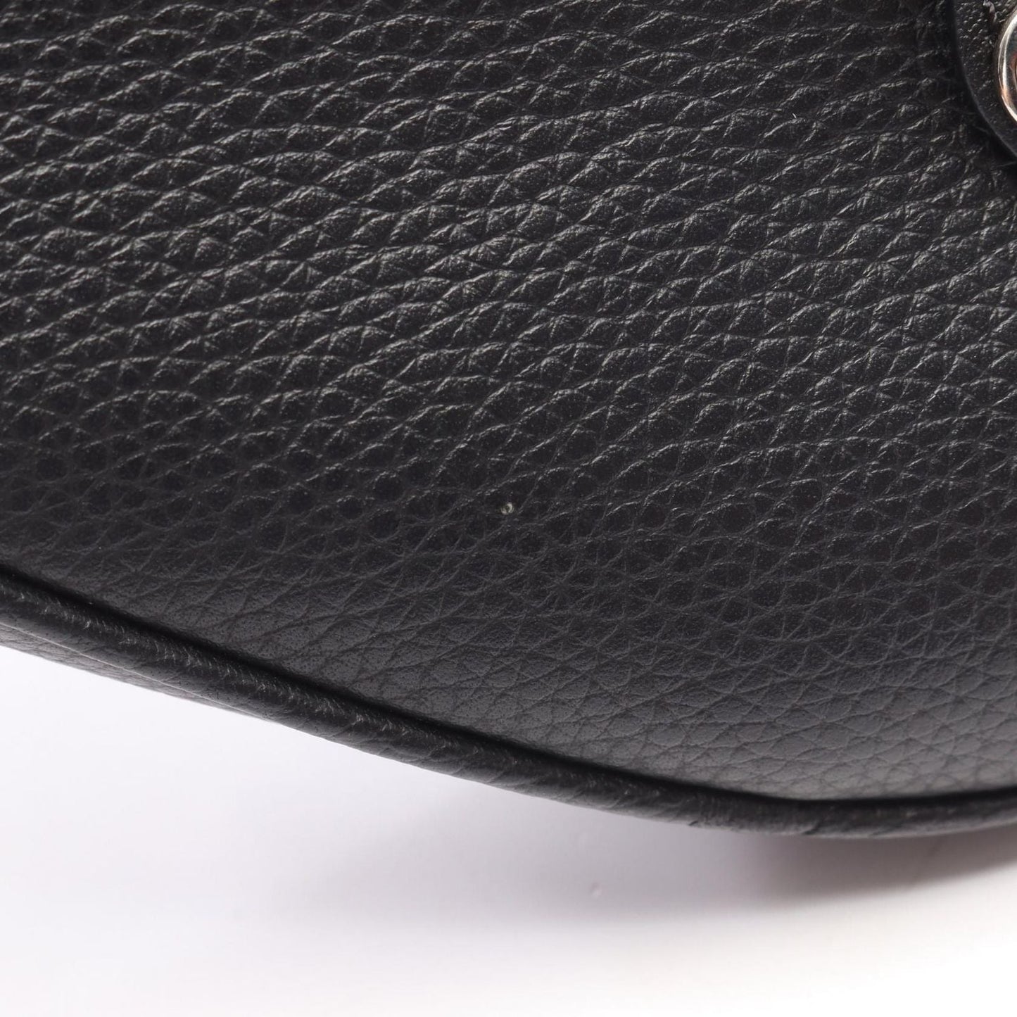 Dior Shoulder Bag Saddle Black Leather