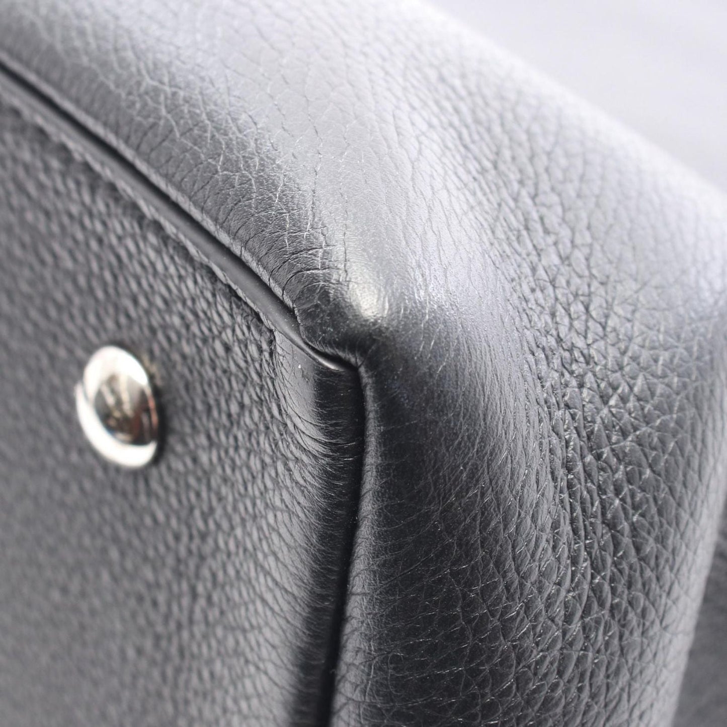 Louis Vuitton Handbag Lockme 2-Way Noir Leather