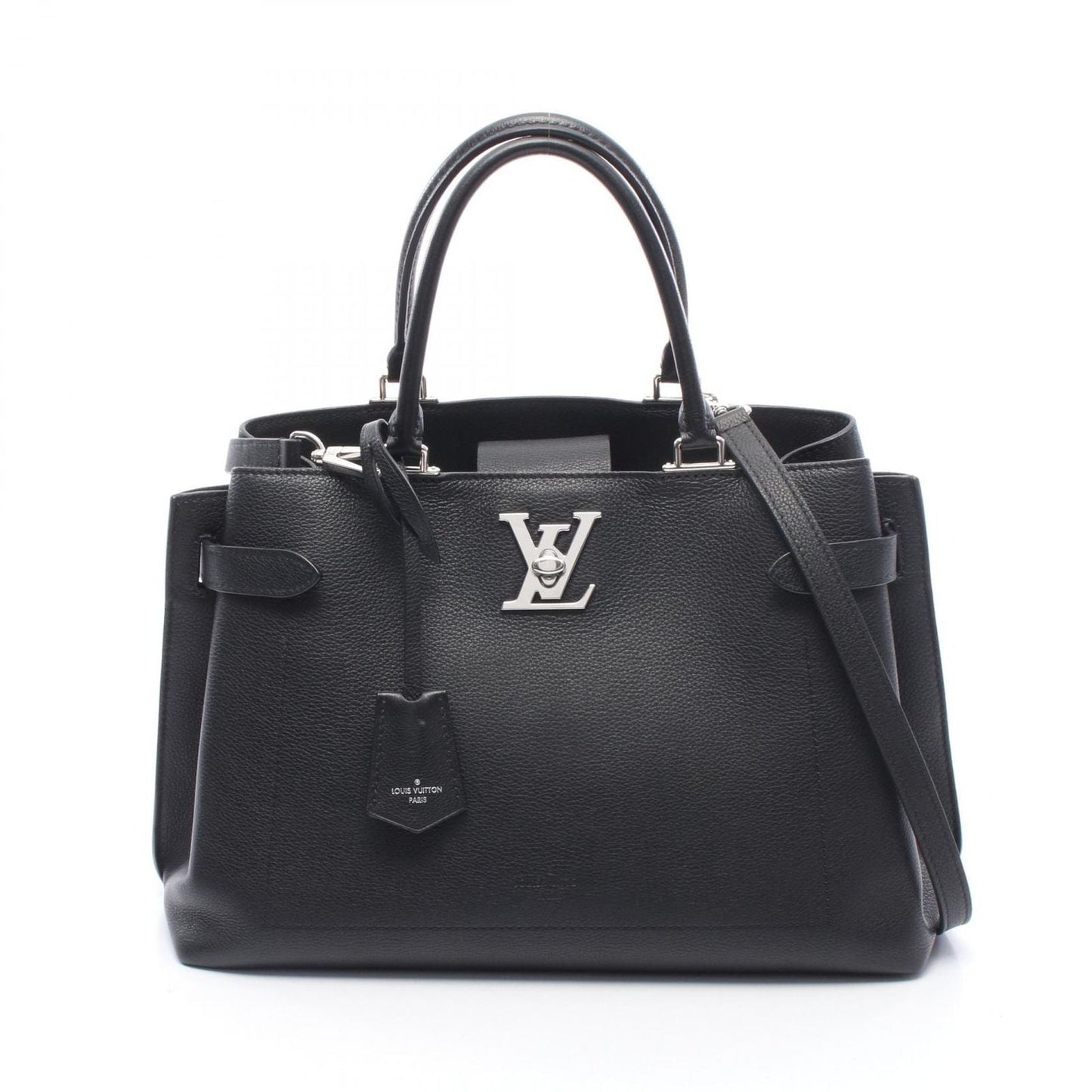 Louis Vuitton Handbag Lockme 2-Way Noir Leather