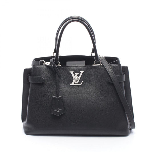 Louis Vuitton Handbag Lockme 2-Way Noir Leather