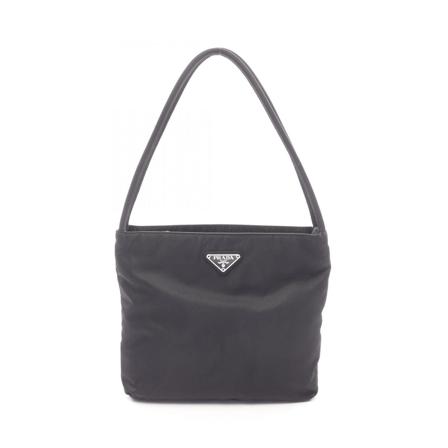 Prada Shoulder Bag Tessuto City Black Nylon Triangle Logo Hand