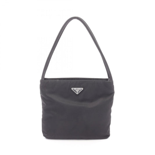 Prada Shoulder Bag Tessuto City Black Nylon Triangle Logo Hand