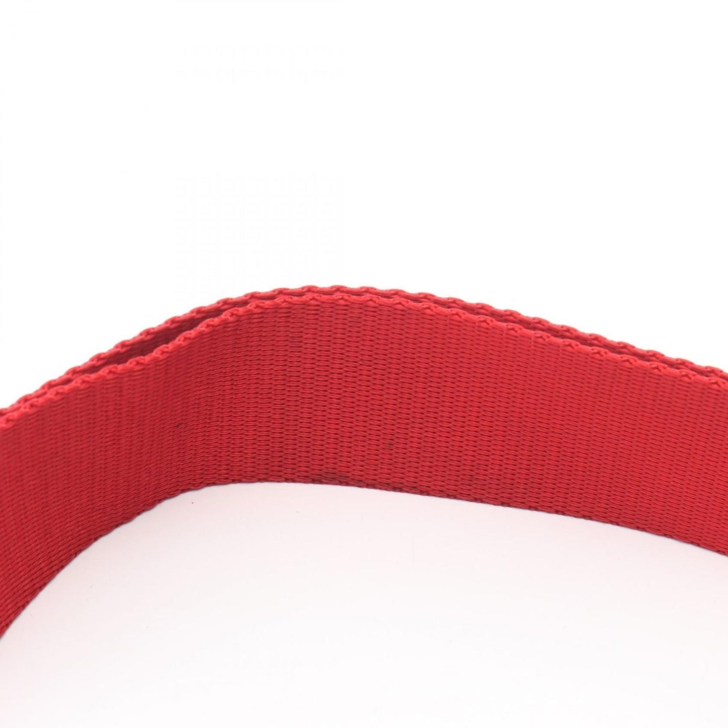Prada Shoulder Bag Triangle Plate Red Nylon Saffiano Leather Logo