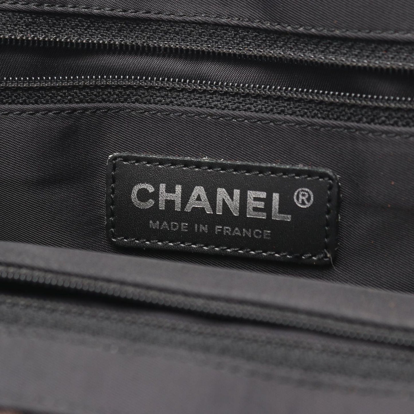 Chanel Tote New Travel Line PM Dark Brown Black Leather New PM