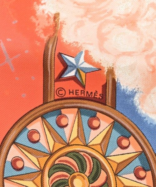 Hermes Bandana Scarf Orange