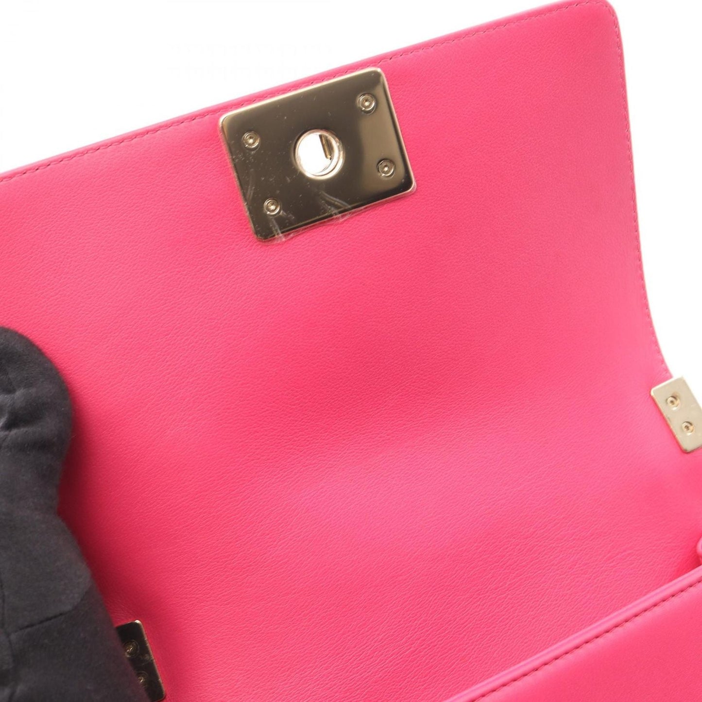 Chanel Shoulder Bag Small Pink Lambskin Chain