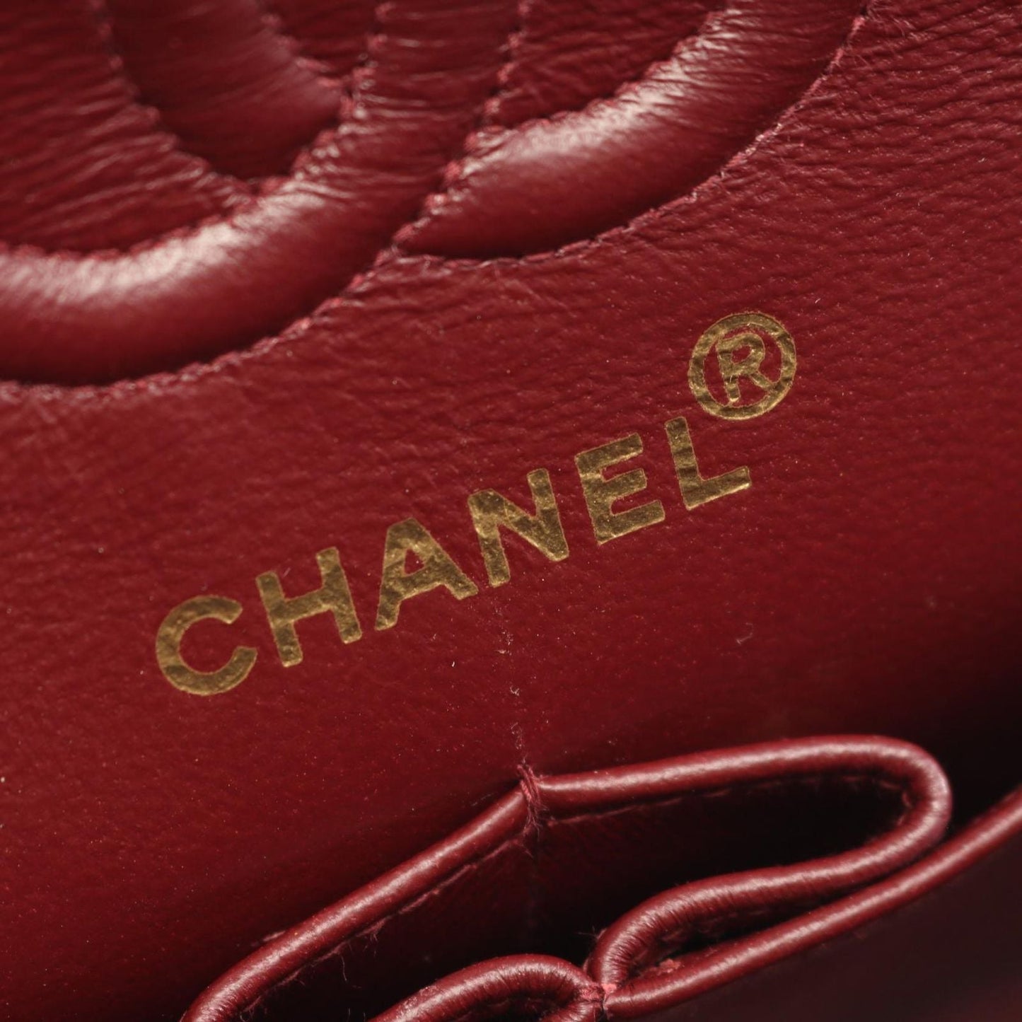 Chanel Shoulder Bag Quilted Double Flap Black Lambskin Chain