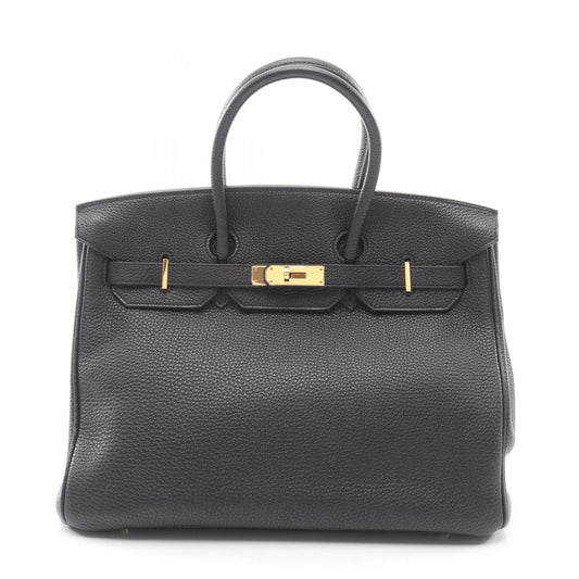 Hermes Handbag Birkin 35 Black Leather