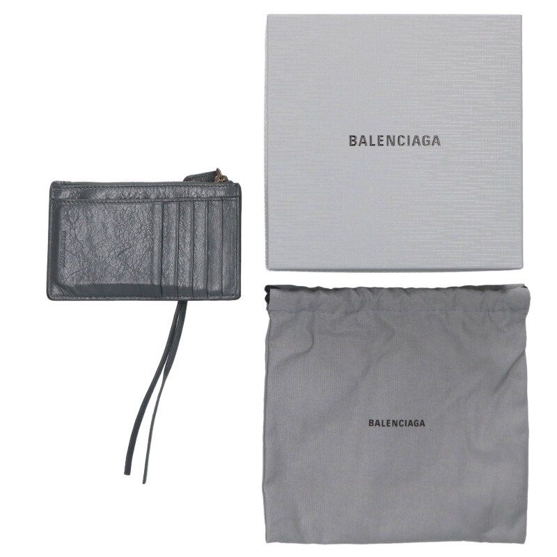 Balenciaga le City Long Arena Lambskin Coin Card Holder