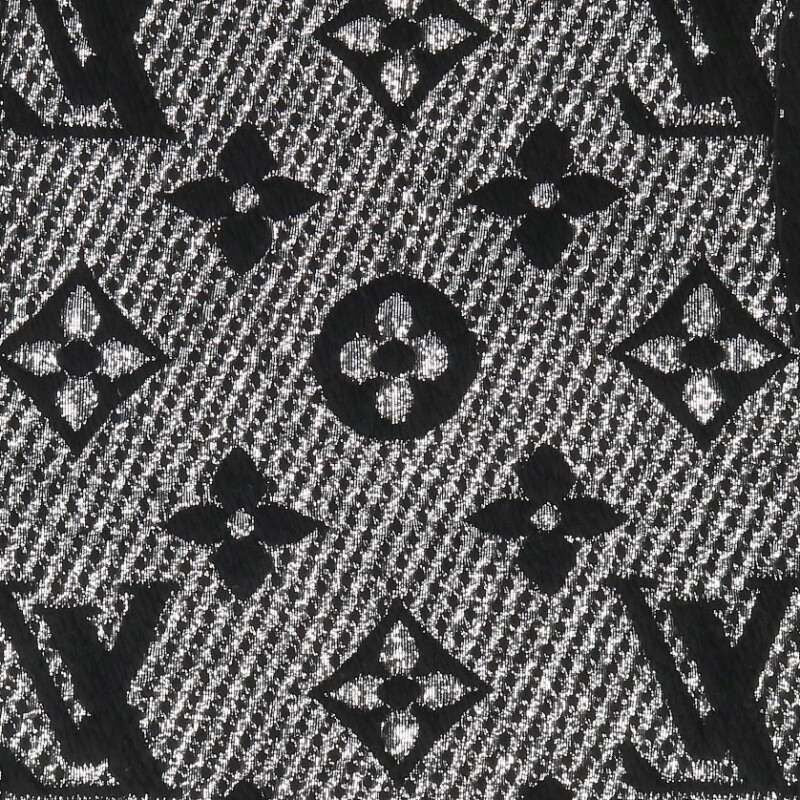 Louis Vuitton Echarpe Logo Mania Shine Monogram Wool Scarf