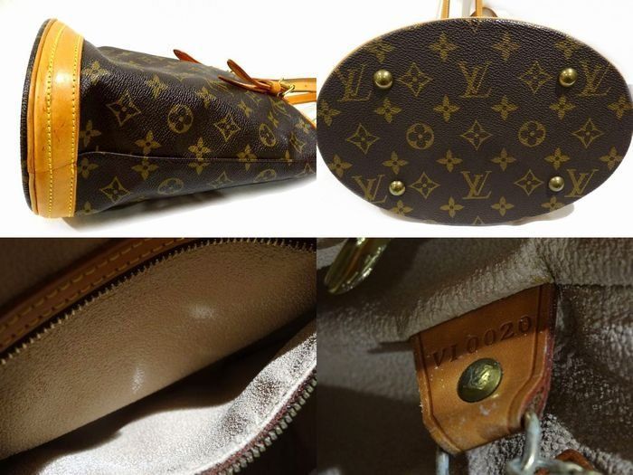 Louis Vuitton Petit Bucket Shoulder Bag Monogram PM