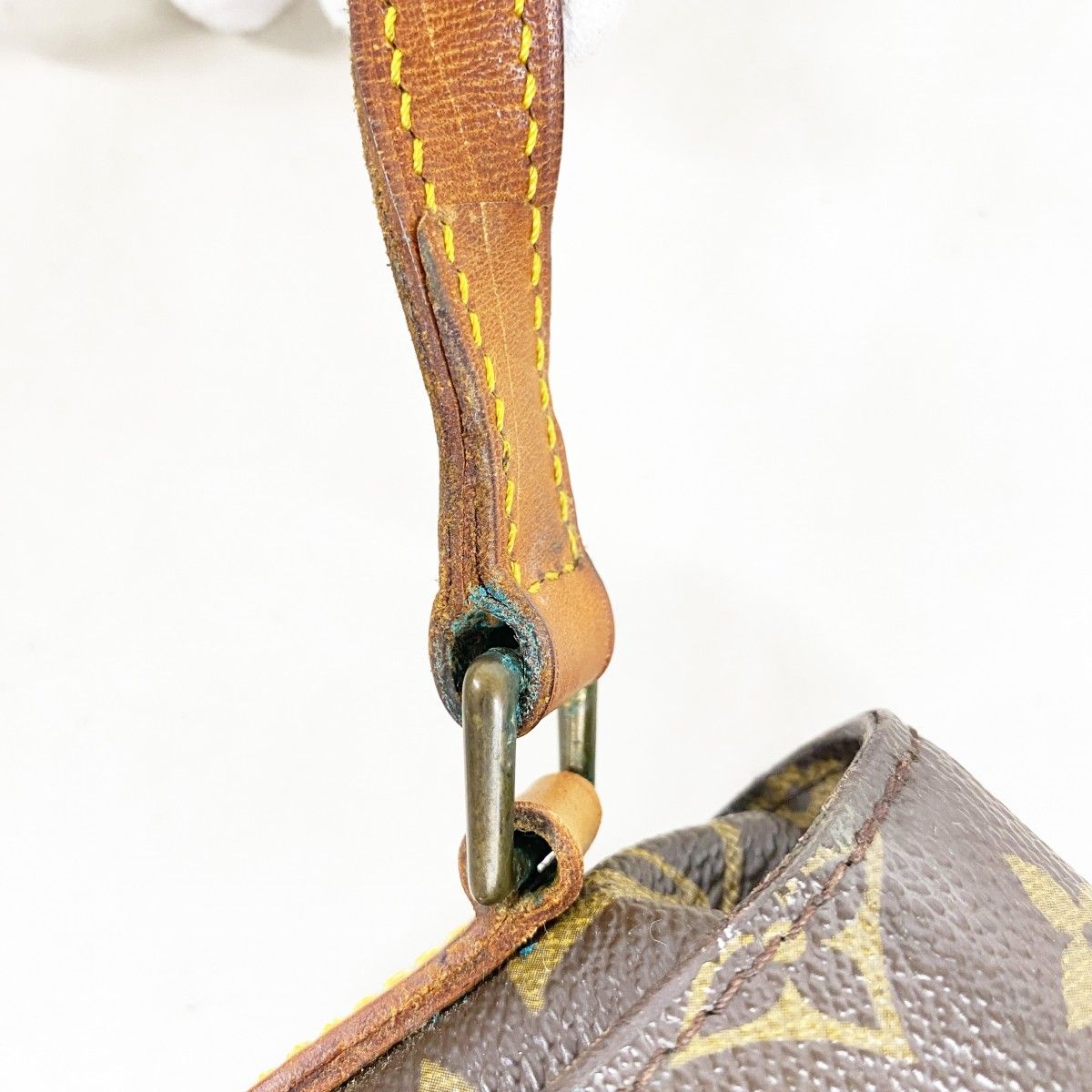 Louis Vuitton Shoulder Bag Monogram Mini Saint Cloud Brown