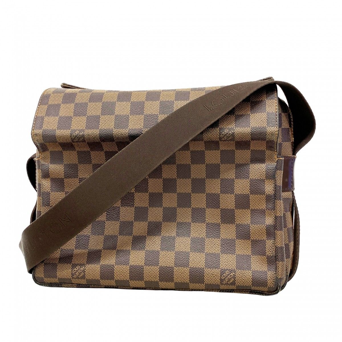 Louis Vuitton Shoulder Bag Damier Naviglio Ebene