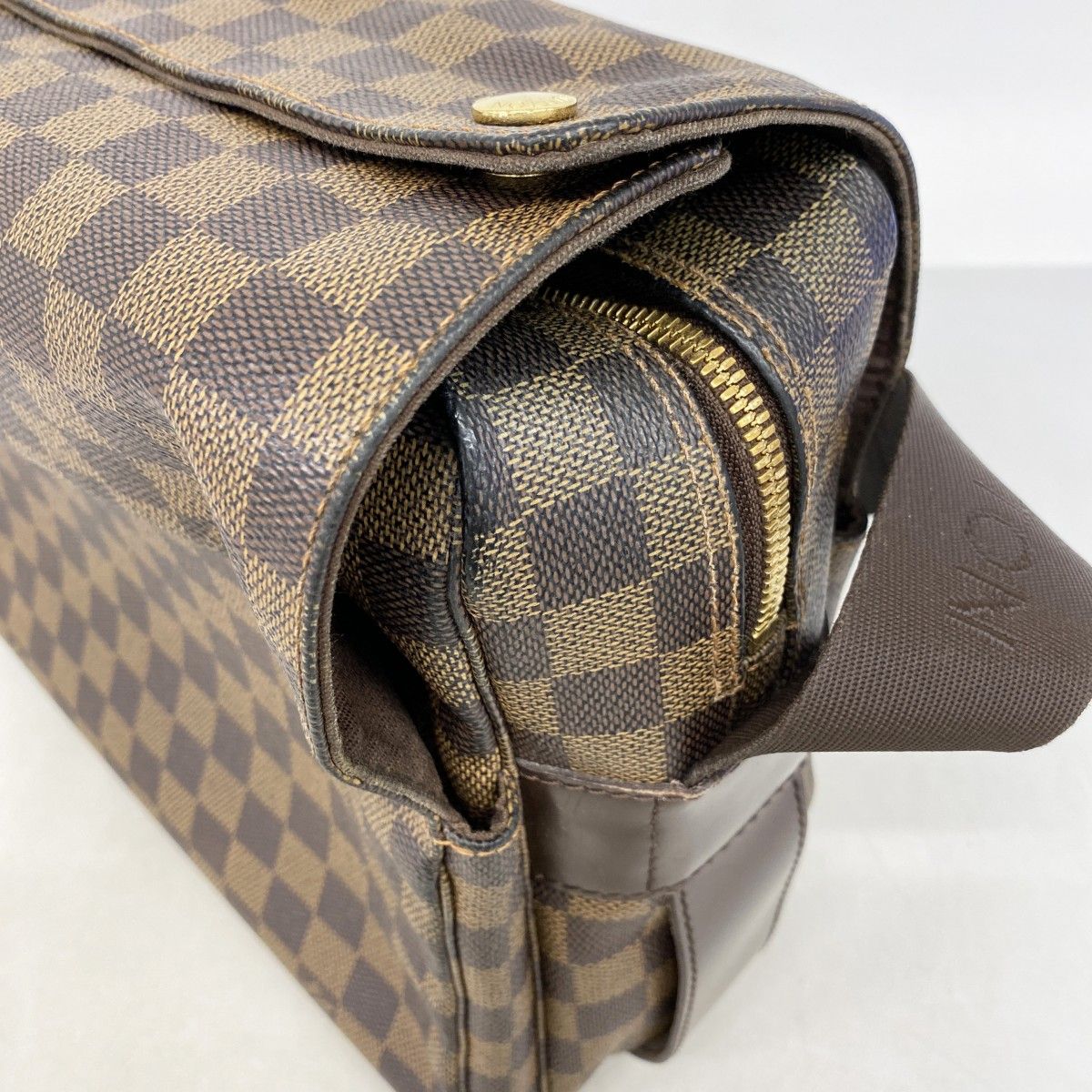 Louis Vuitton Shoulder Bag Damier Naviglio Ebene