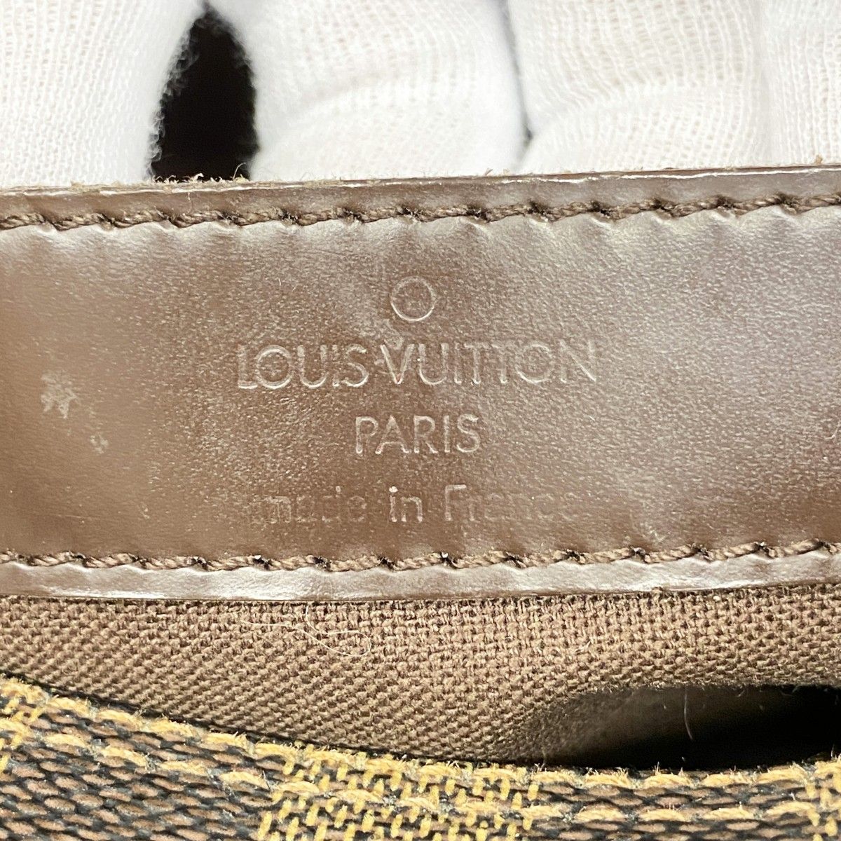 Louis Vuitton Shoulder Bag Damier Naviglio Ebene
