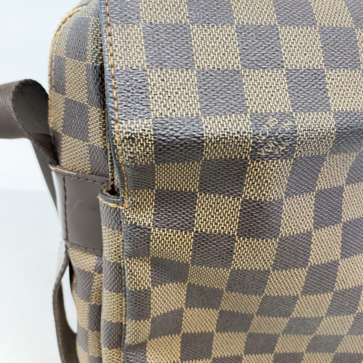 Louis Vuitton Shoulder Bag Damier Naviglio Ebene