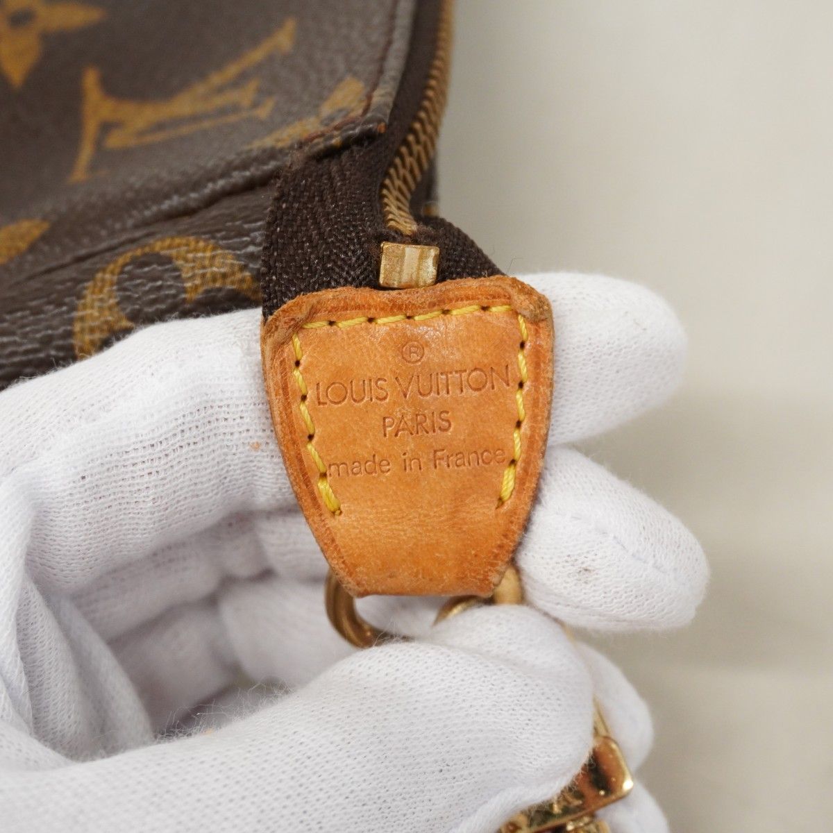 Louis Vuitton Pouch Monogram Pochette Brown