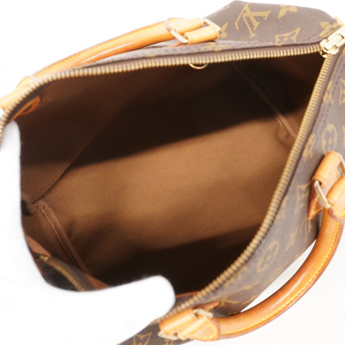 Louis Vuitton Handbag Monogram Speedy 30 Brown