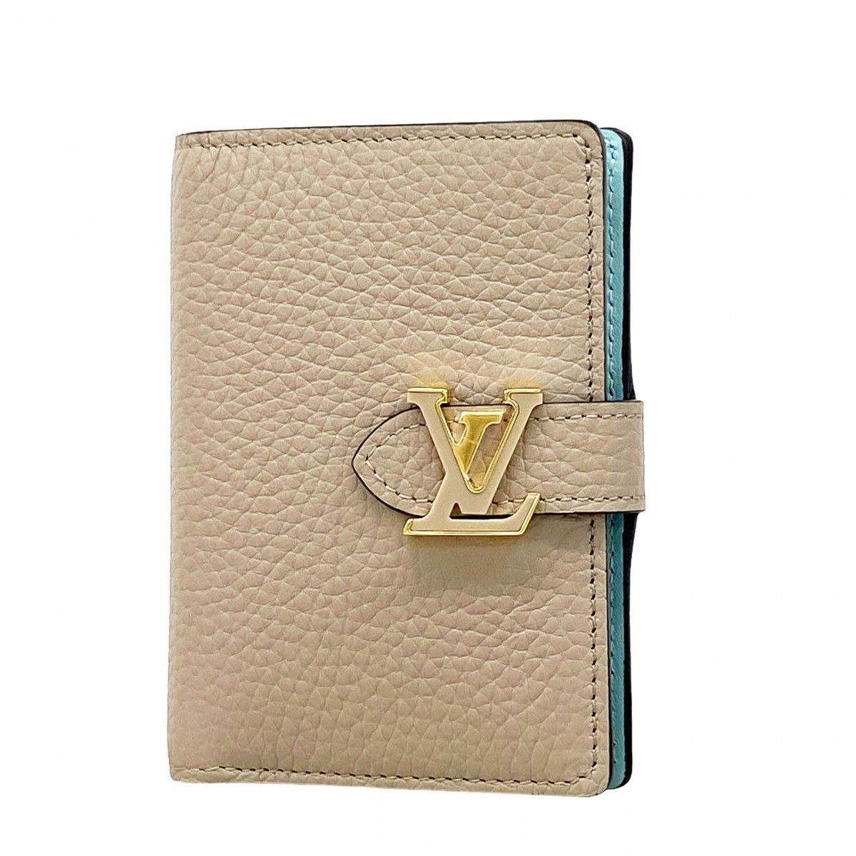 Louis Vuitton Wallet Taurillon LV Vertical Compact Galle
