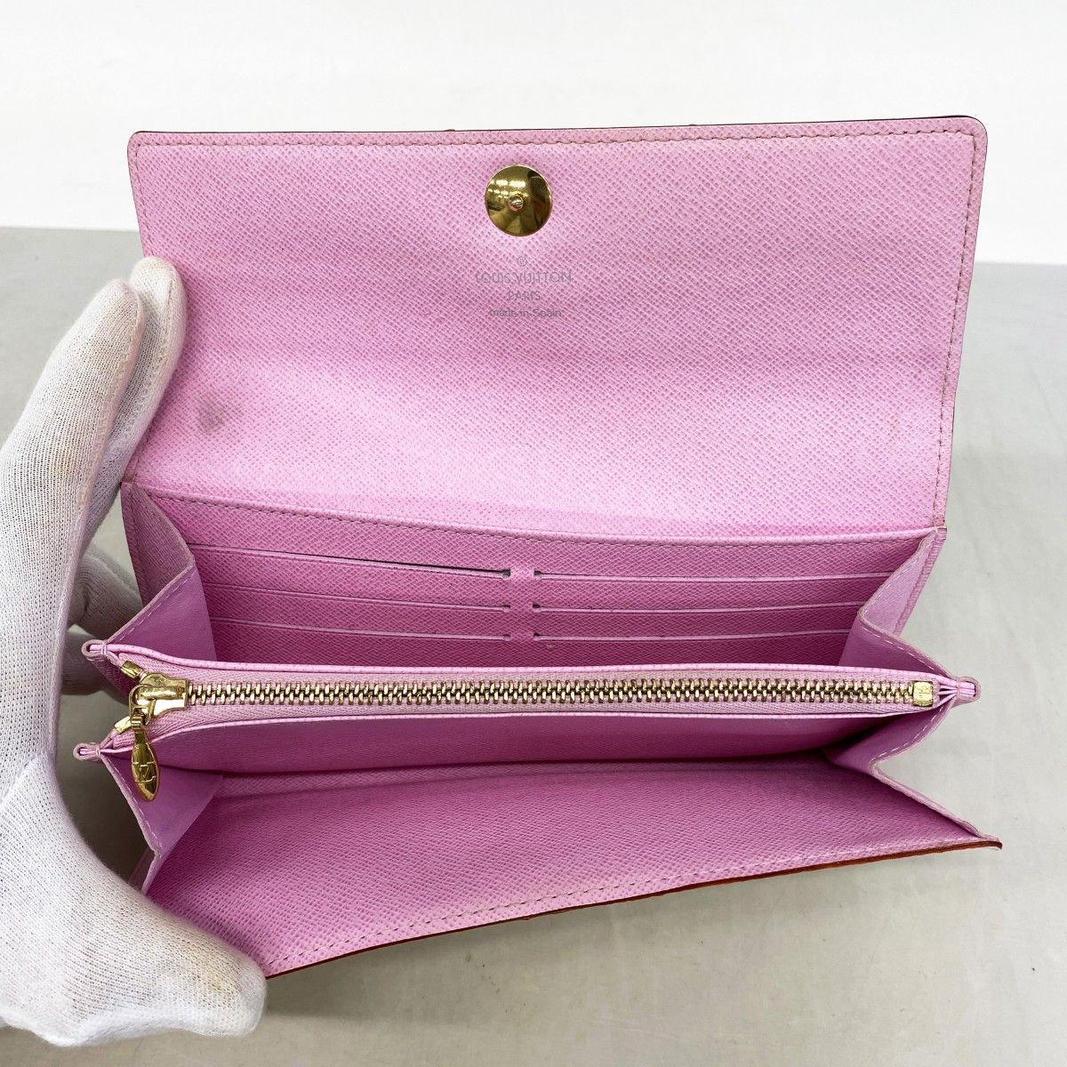 Louis Vuitton Wallet Monogram Multicolor Portefeuille Sarah Blanc Rich