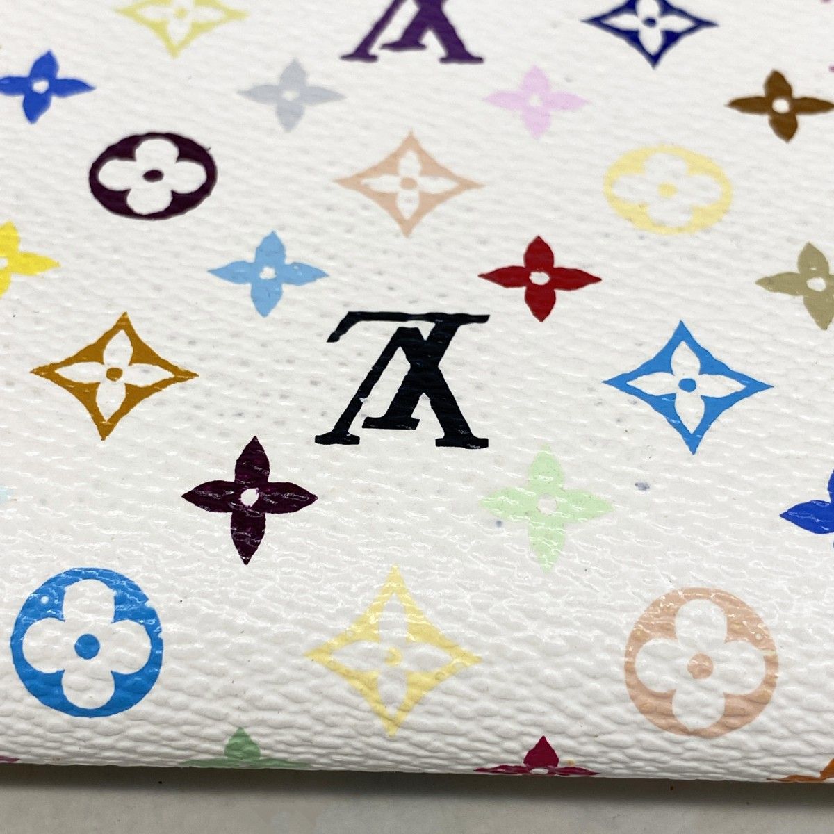 Louis Vuitton Wallet Monogram Multicolor Portefeuille Sarah Blanc Rich