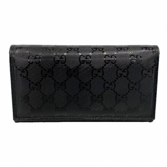 Gucci Wallet GG Supreme Black Silver
