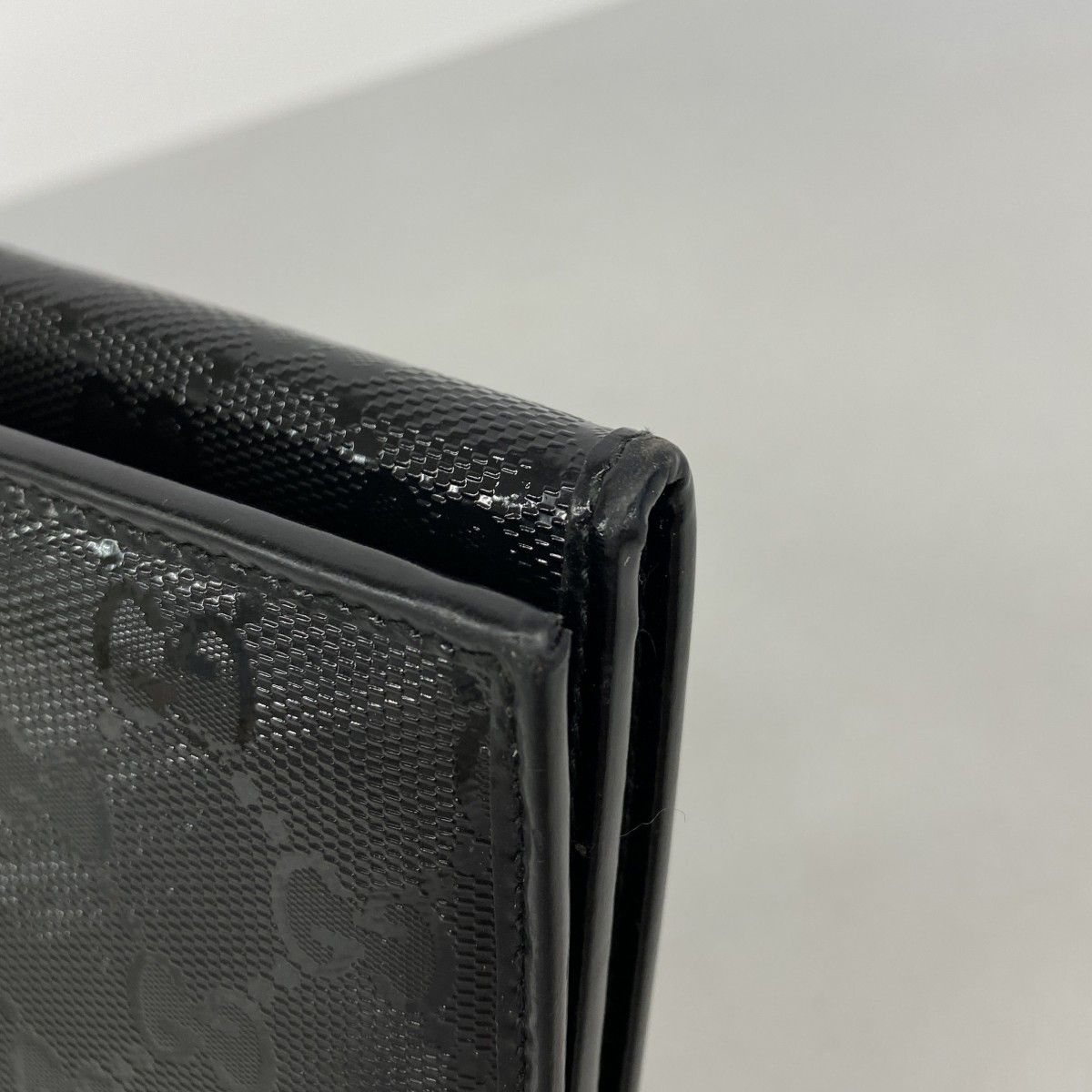 Gucci Wallet GG Supreme Black Silver