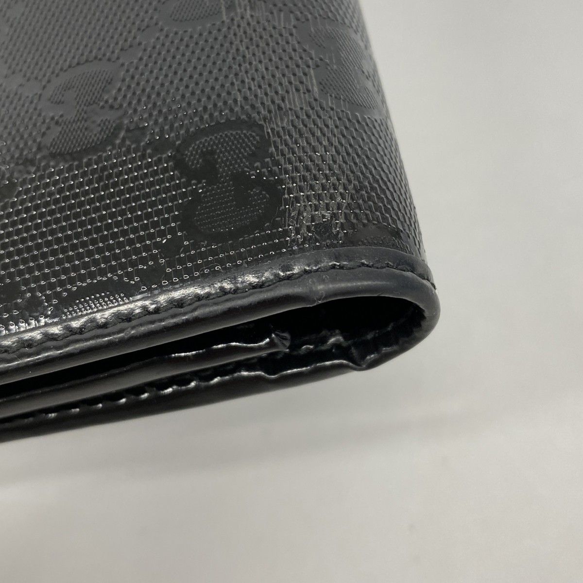 Gucci Wallet GG Supreme Black Silver
