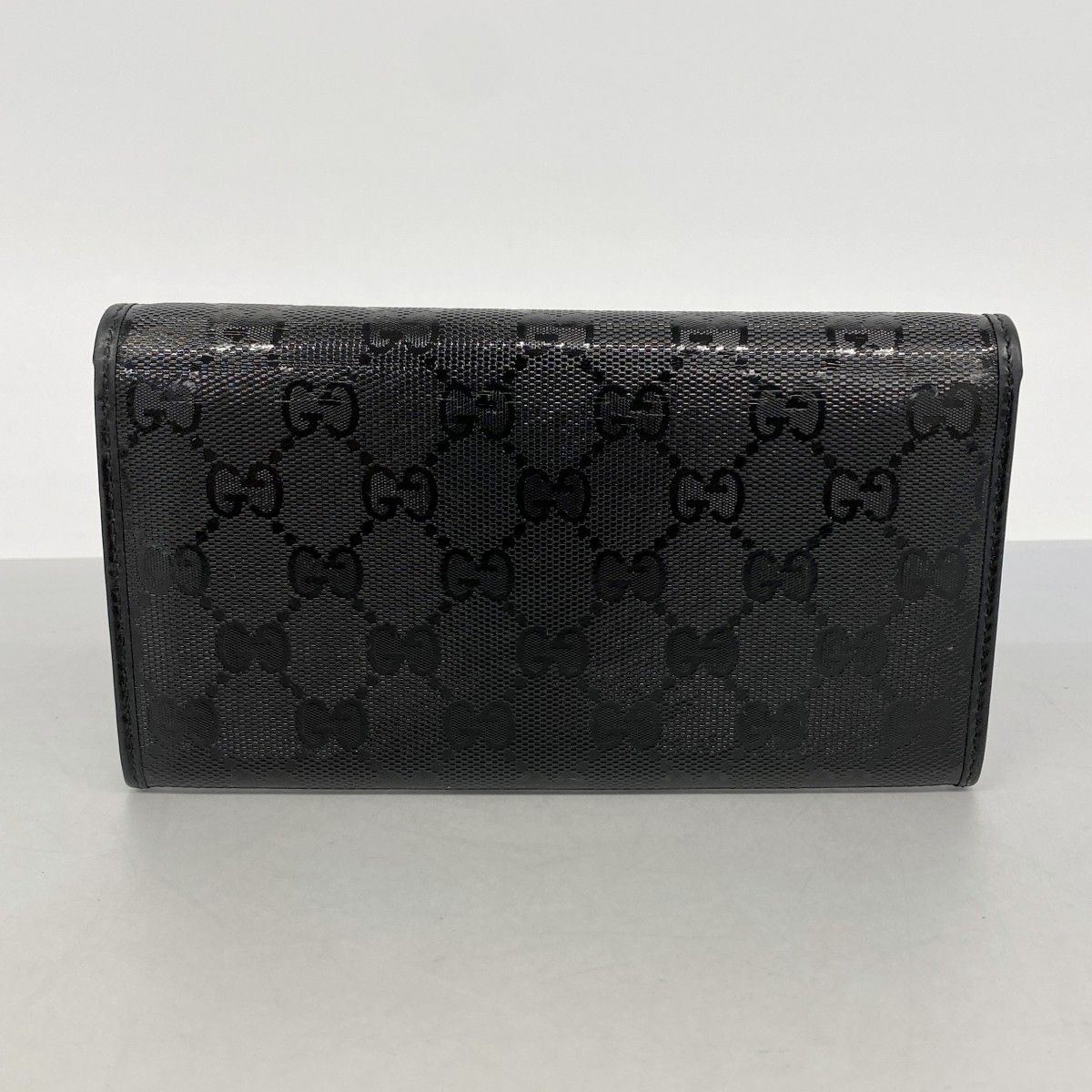 Gucci Wallet GG Supreme Black Silver
