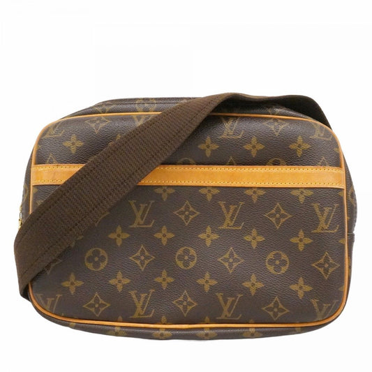 Louis Vuitton Shoulder Bag Monogram Reporter PM Brown