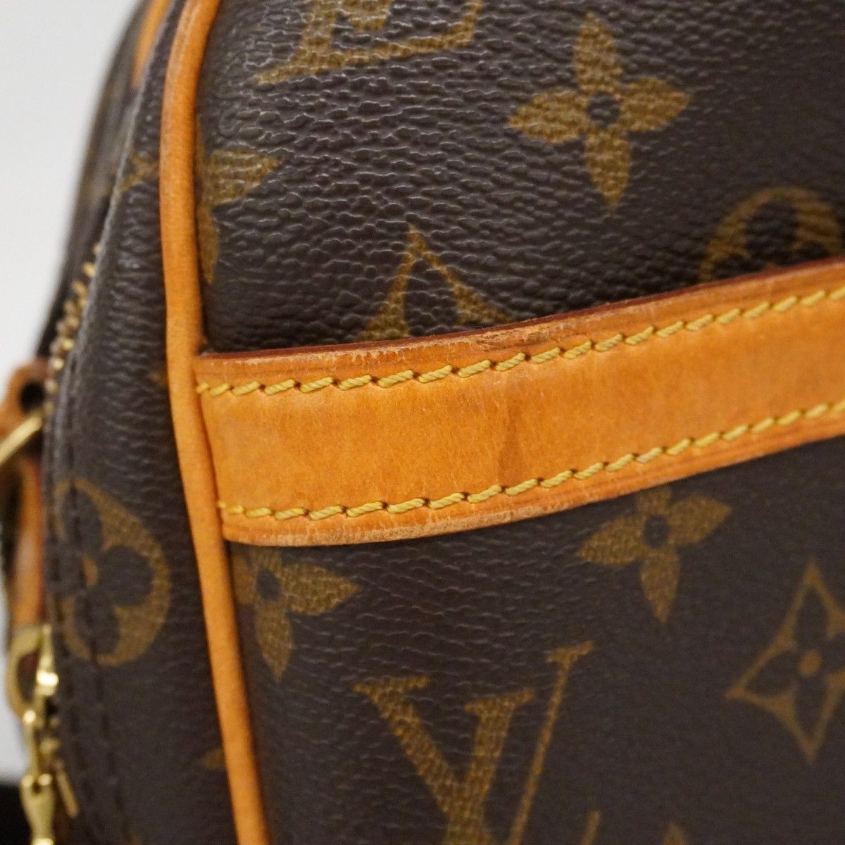 Louis Vuitton Shoulder Bag Monogram Reporter PM Brown