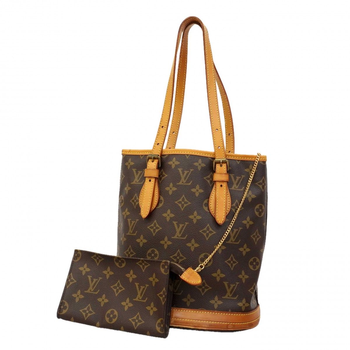 Louis Vuitton Tote Monogram Bucket PM Brown