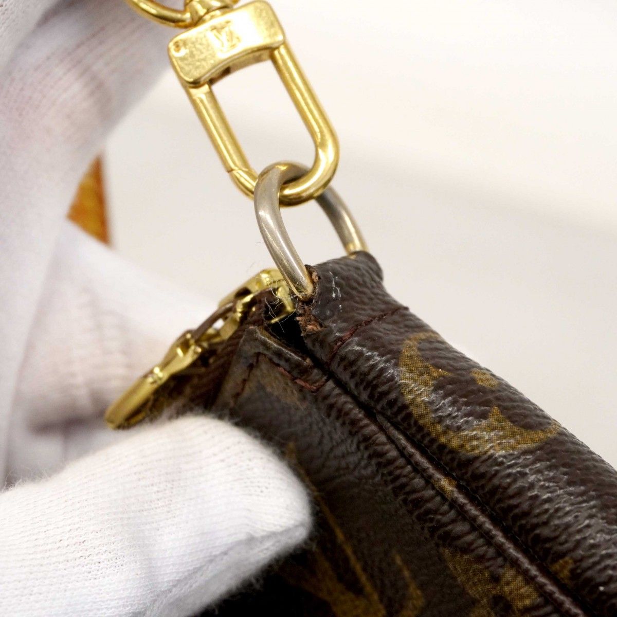 Louis Vuitton Pouch Monogram Pochette Brown