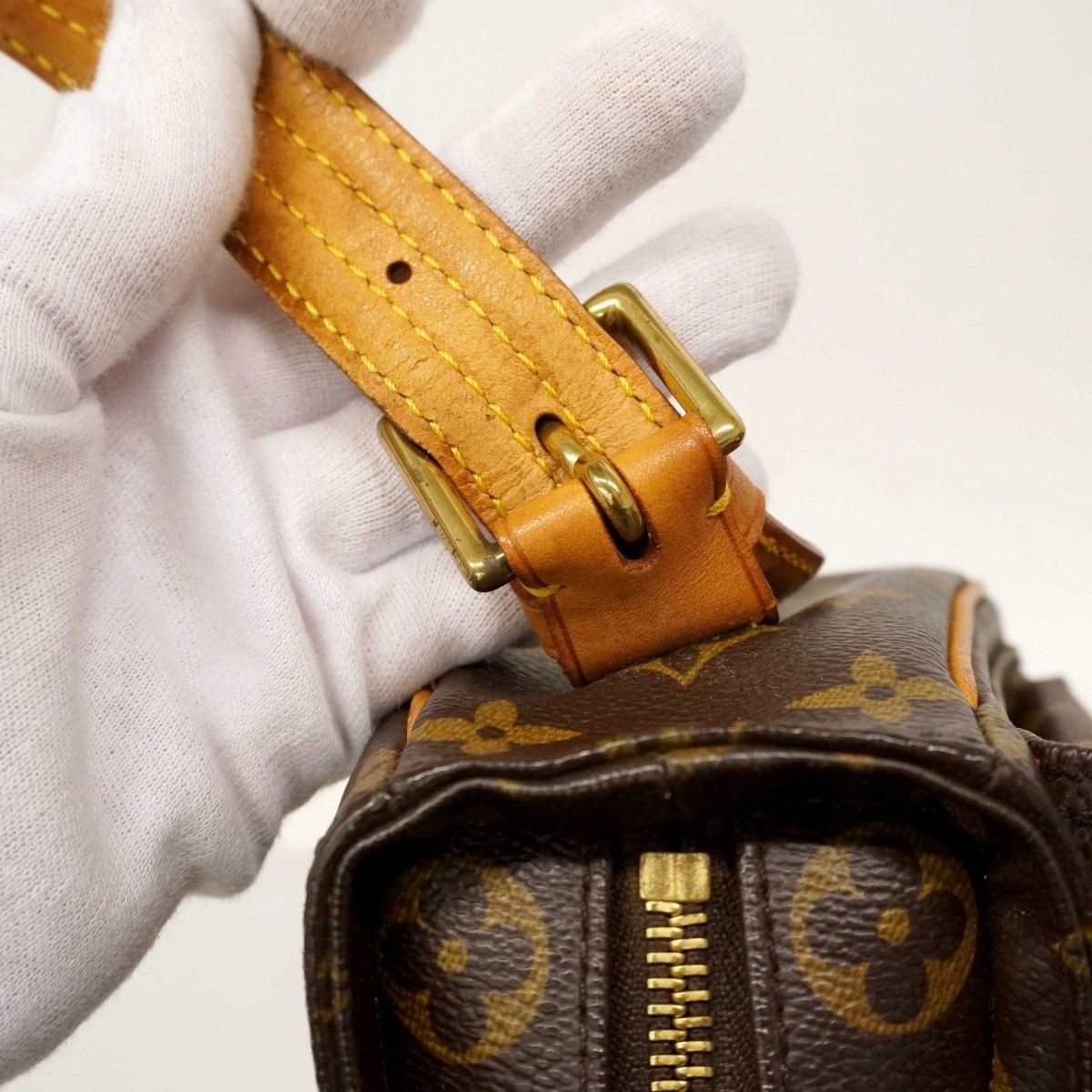 Louis Vuitton Shoulder Bag Monogram Viva Cite MM Brown