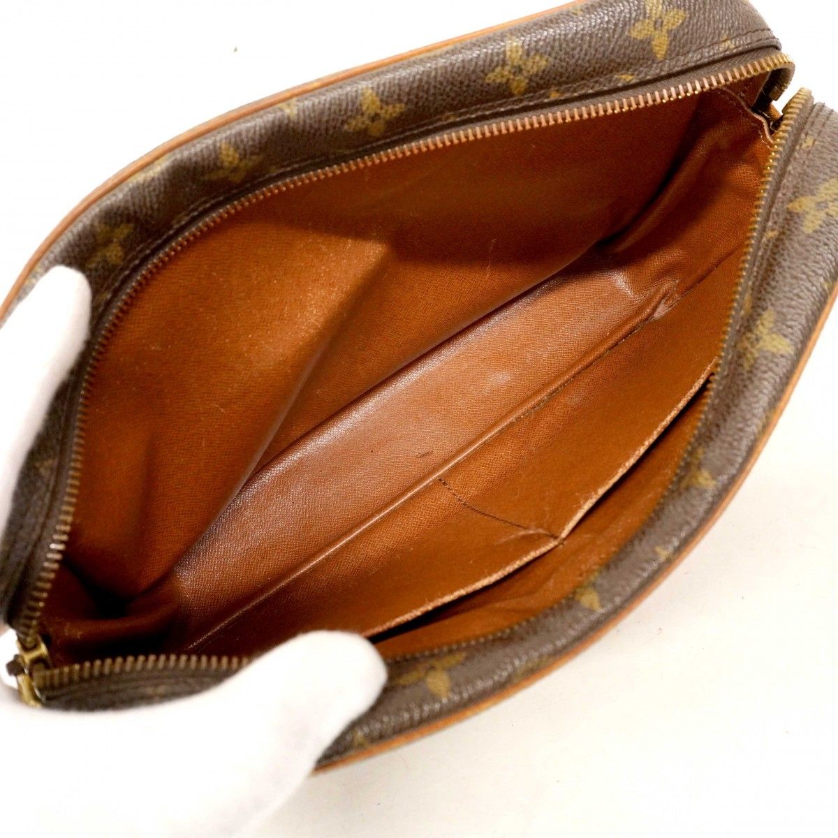 Louis Vuitton Clutch Monogram Compiegne 28 Brown