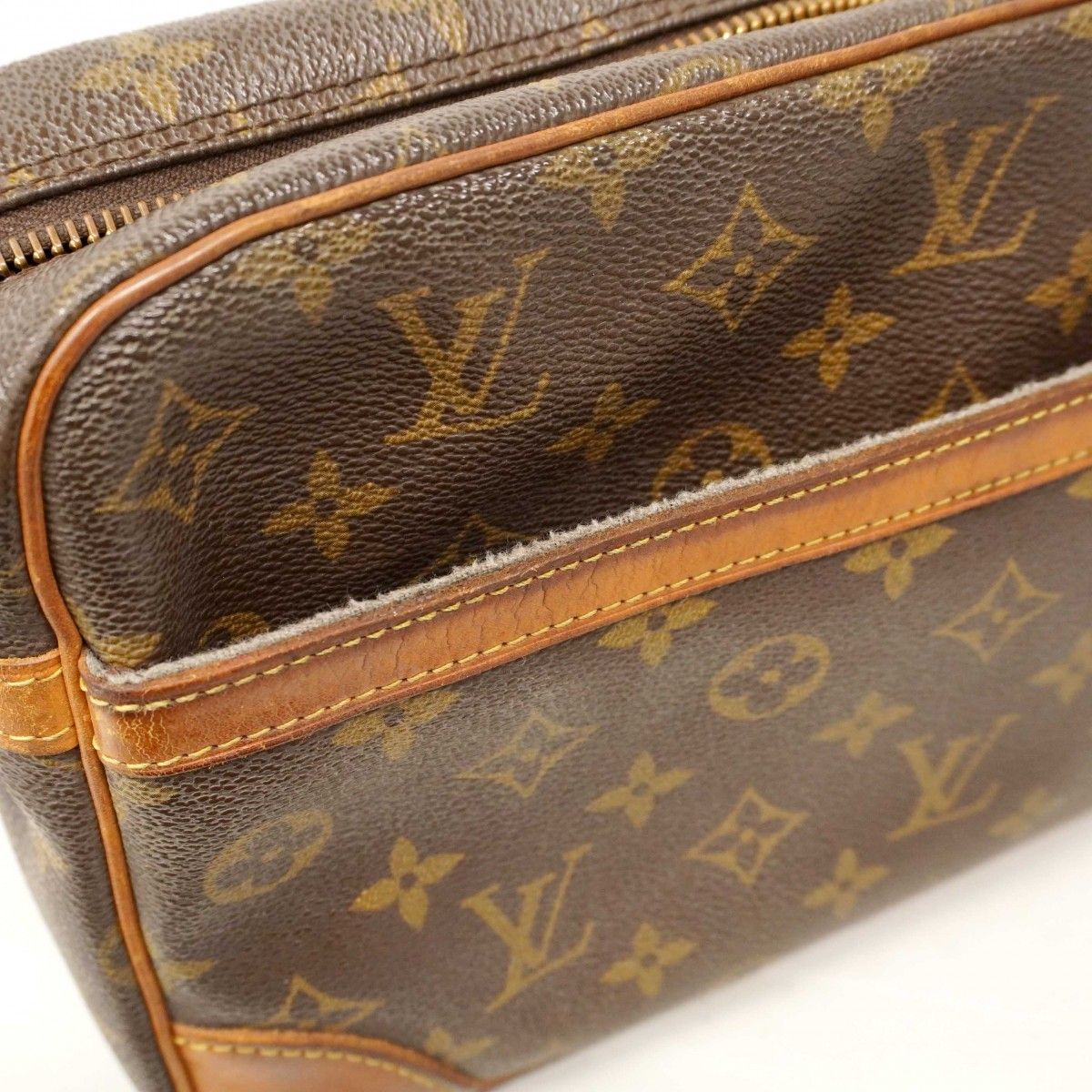 Louis Vuitton Clutch Monogram Compiegne 28 Brown