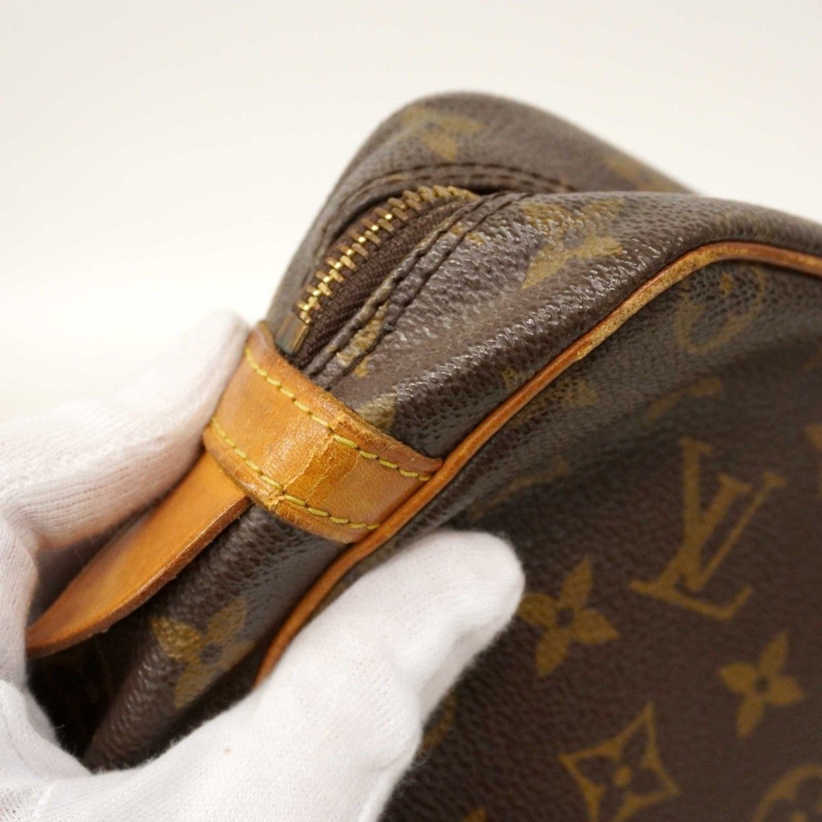 Louis Vuitton Clutch Monogram Compiegne 28 Brown
